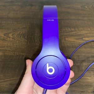 Beets by Dre solo beats headphones purple